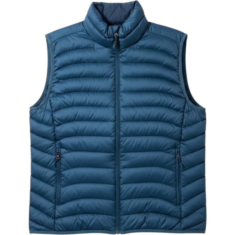 Marmot Tullus Down Vest Men XL Blue 600 Fill Puffer Gorpcore Outdoor Hiking